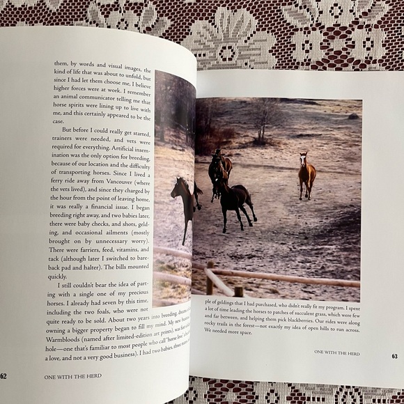 One with the Herd: A Spiritual Journey Book signed by Liz Mitten Ryan. Horses - Picture 10 of 13